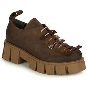 PAPUCEI Gemo Platform Chunky Heel‎ Shoe Street Wear Size 7.5 US  38 Euro NEW